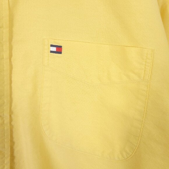 Vintage Tommy Hilfiger Yellow Button Down Shirt - Picture 3 of 9
